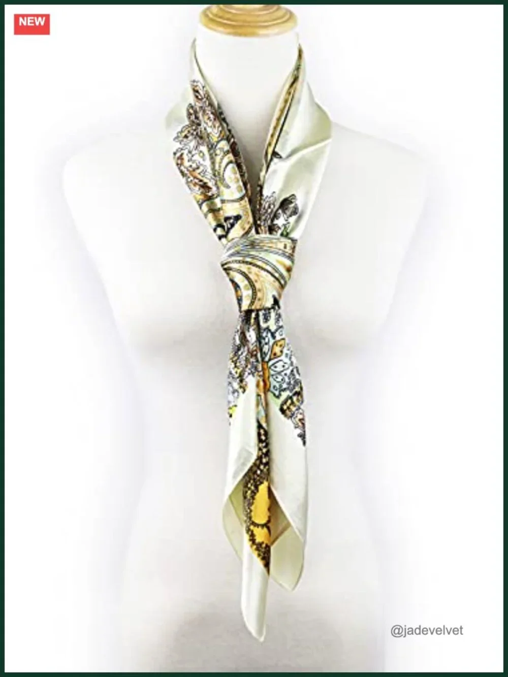 Satin Head Scarf for Women 35x35 Silk Feel Hair Wrap Neck Scarf Square Bandana